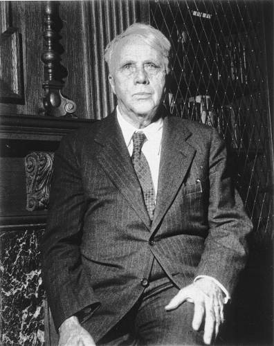 Poet Robert Frost, four-time Pulitzer Prize winner, is shown on Dec. 12, 1944 at an unknown location. 