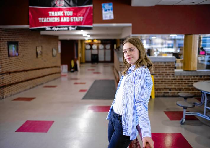 Caia Kimball, a freshman at Concord High School, wanted to foster the creative arts so she decided to give resources to the art department Broken Ground School where she went to school.