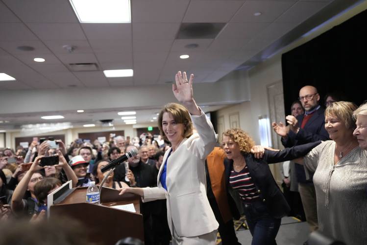 Wisconsin Supreme Court candidate Susan Crawford speaks during her election night party after winning the election Tuesday, April 1, 2025, in Madison, Wis. (AP Photo/Kayla Wolf) Wisconsin Supreme Court candidate Susan Crawford speaks during her election night party after winning the election Tuesday, April 1, 2025, in Madison, Wis. (AP Photo/Kayla Wolf)